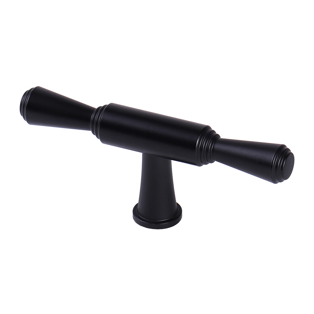 Мебельная ручка  Кноб, 81x32x14 мм, черный LJPS0185 Public Steel Россия 