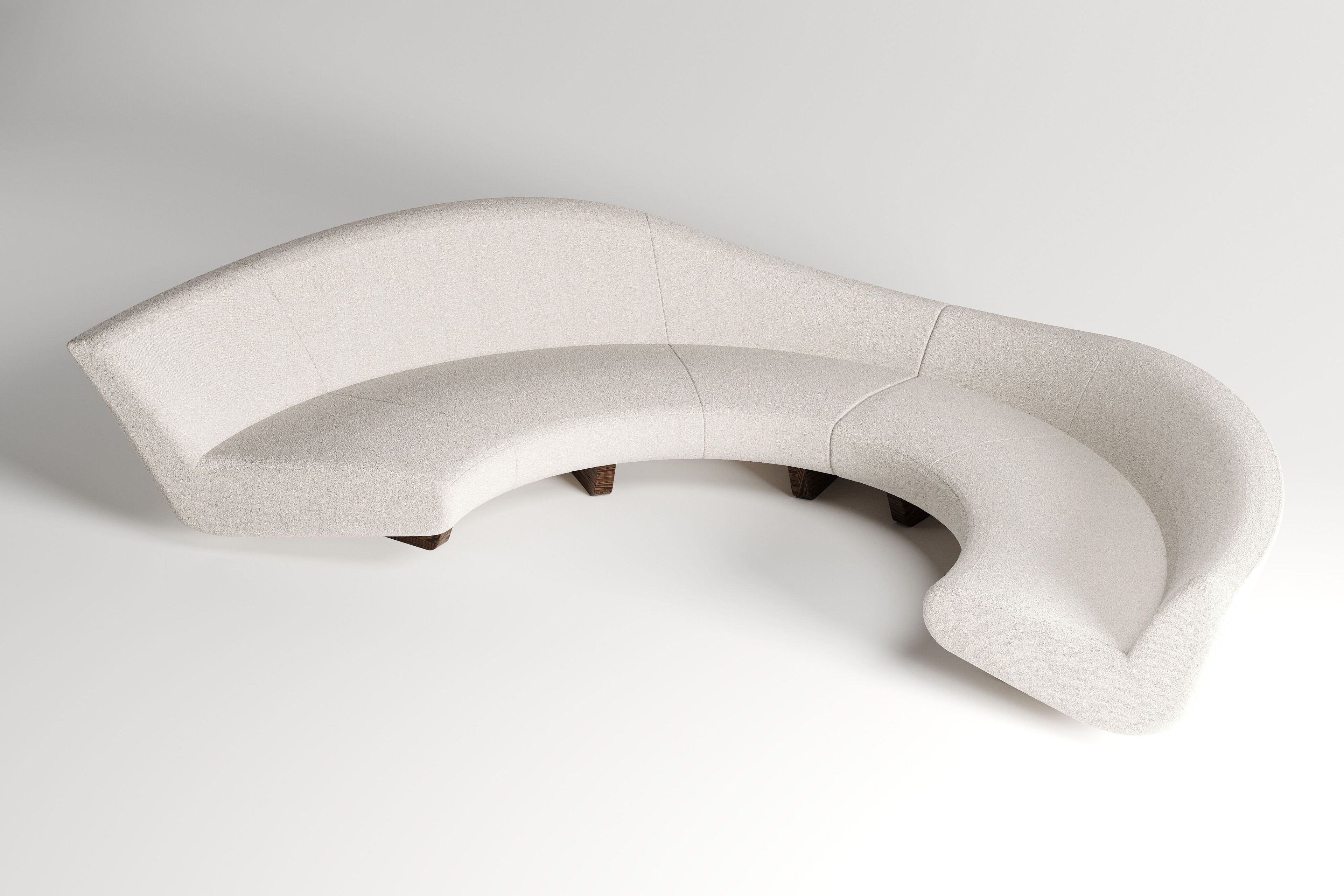 5-местный изогнутый тканевый диван Formitalia Венера ARCH-00036987 - Вид №7