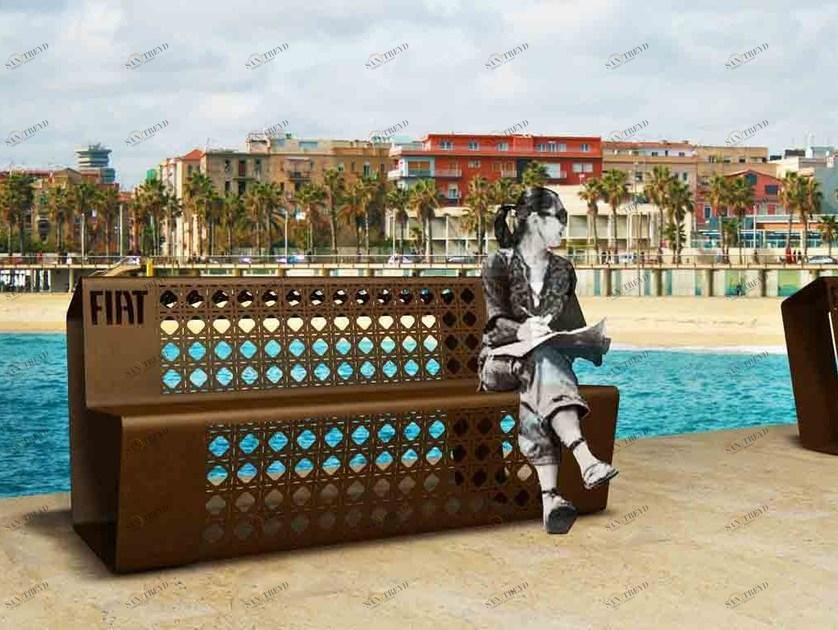 GARDA DESIGN Скамейка из листового металла sun-id-1454732