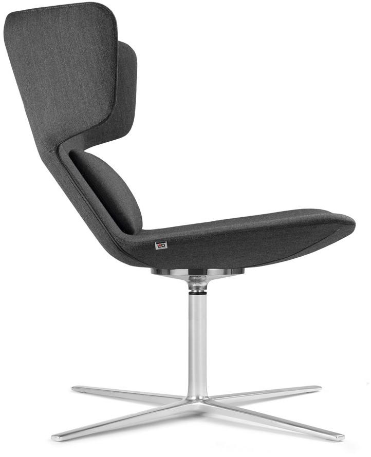 LD Seating Вращающееся кресло из ткани с 4 спицами Flexi lounge sun-id-1414454 - Вид №3