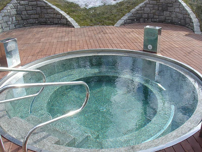 Happy Sauna Заглубленный бассейн eps с джакузи sun-id-1510541