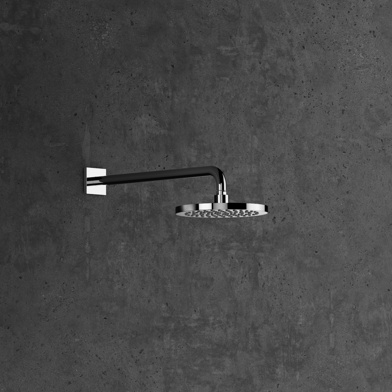 Душ тропический с настенным креплением 220 мм - Черный матовый 28649670-33 DornBracht  - Вид №1