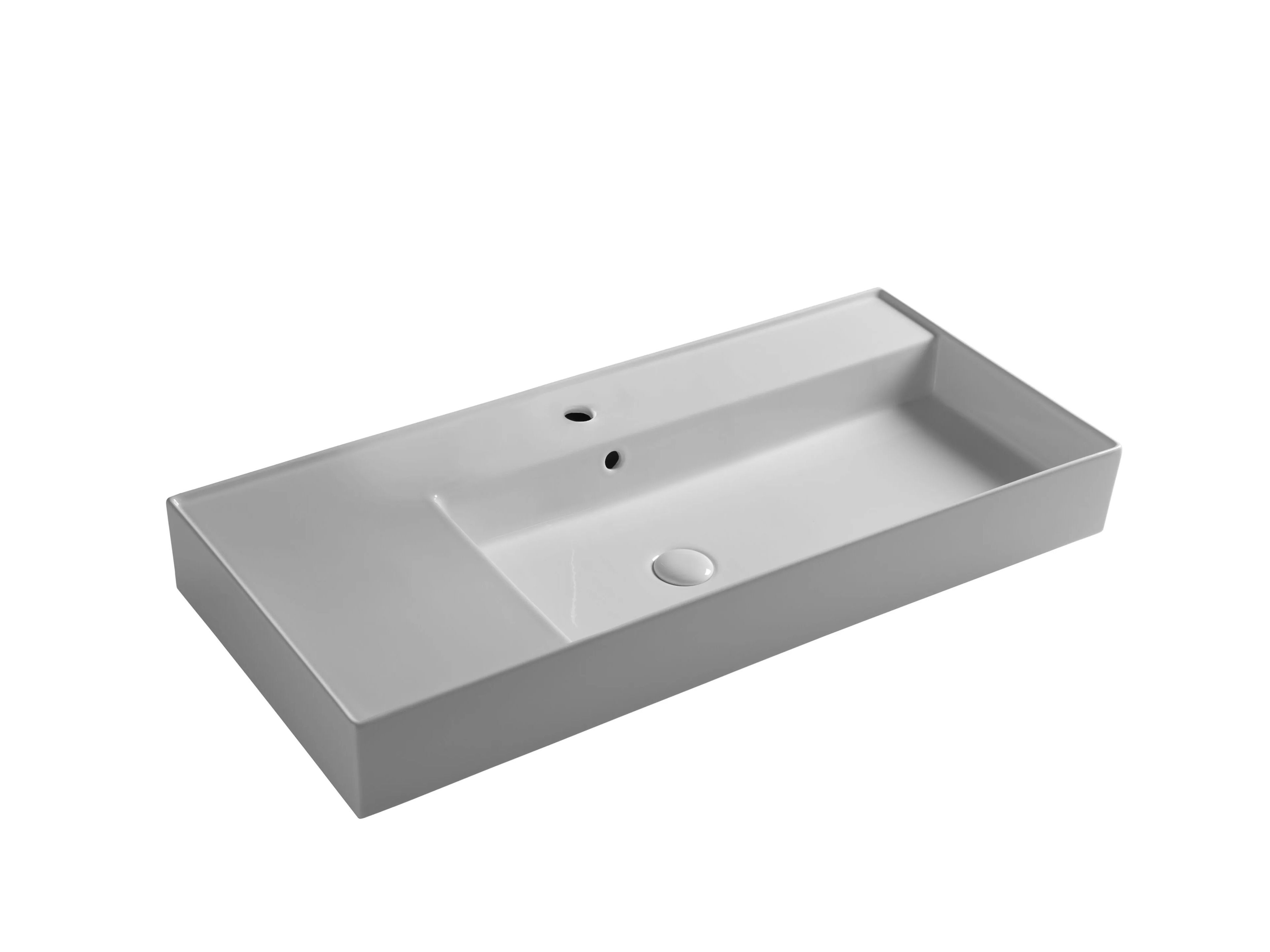 Керамическая одиночная прямоугольная раковина Olympia Ceramica DROP ARCH-00136620 - Вид №23