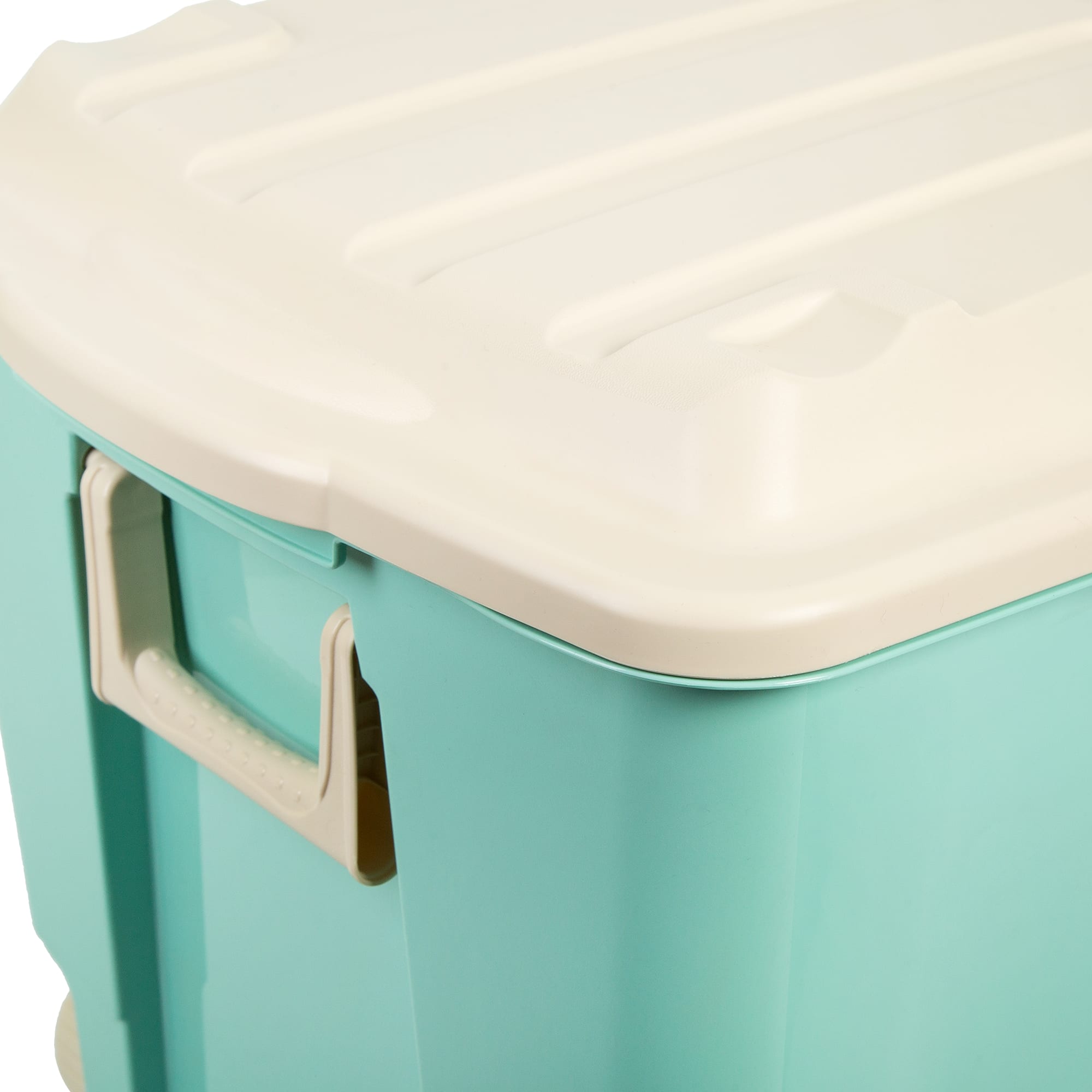 82472547 Ящик для игрушек 685х395х385 мм 66,5 л, цвет зелёный Пластишка Santreyd  - Вид №3