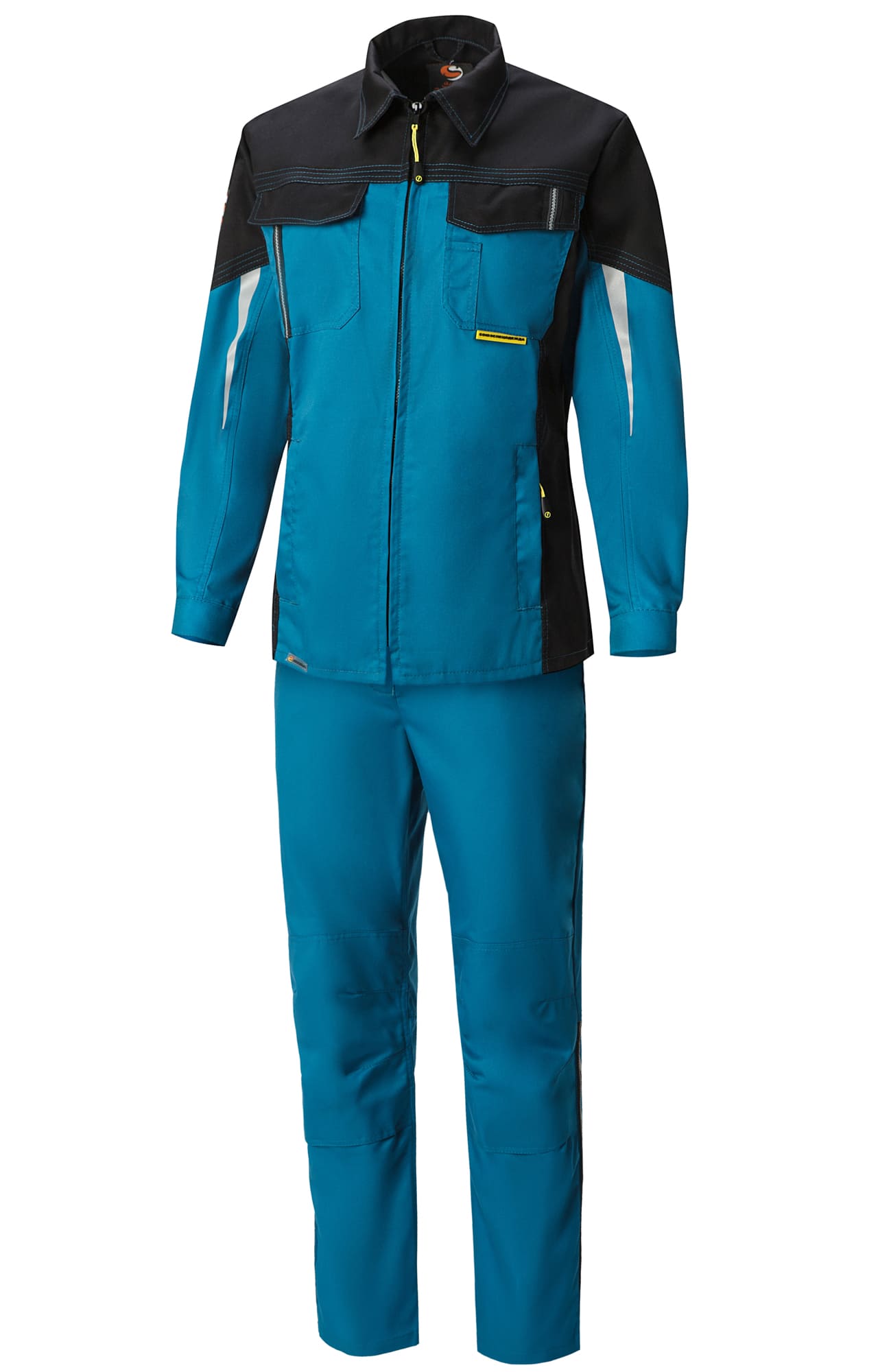 5027155 Костюм  женский аквамарин черный STATUS  Женская размер 48-50/170-176 