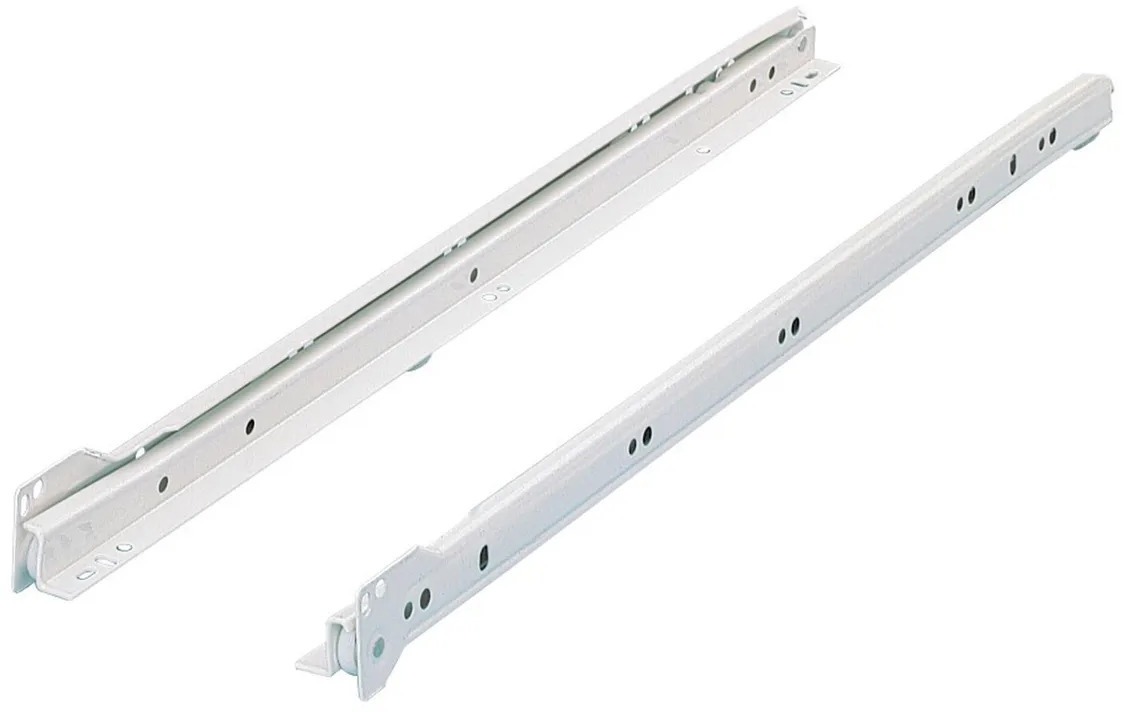 90290294 Направляющие роликовые FR 302 MP00267 500 мм, цвет белый STLM-0170840 HETTICH