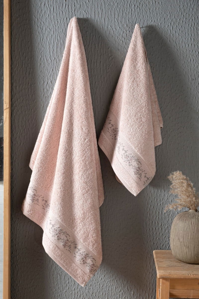 91021890 Полотенце для ванной Arya бамбуковое 70x140 см Betsy Розовый STLM-0444987 ARYA HOME