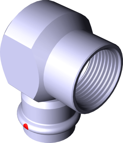 601 263 Модель 1114.2 Трубопроводные системы  Prestabo  Переходники/​переходные угольники Santreyd  - Вид №2