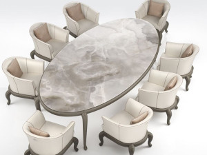 Овальный садовый стол