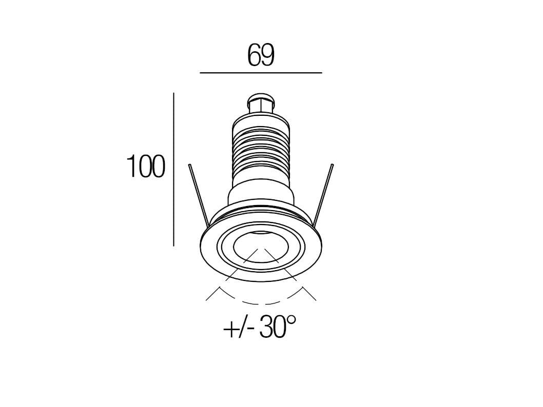 Утопленный светодиодный прожектор Flexalighting TYRONE 2 ARCH-00010033 - Вид №1