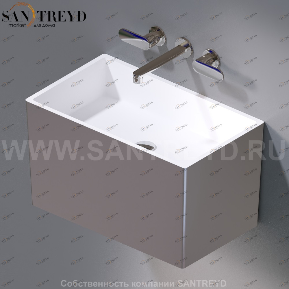 L111.351 Подвесная раковина настенная овальная A. e T. Italia TOWER белая AeT ITALIA