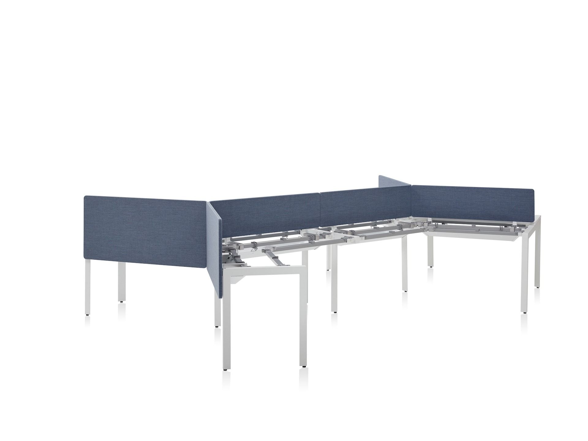 Стол с регулируемой высотой и звукопоглощающими перегородками Herman Miller макет студии ARCH-00126839 - Вид №68