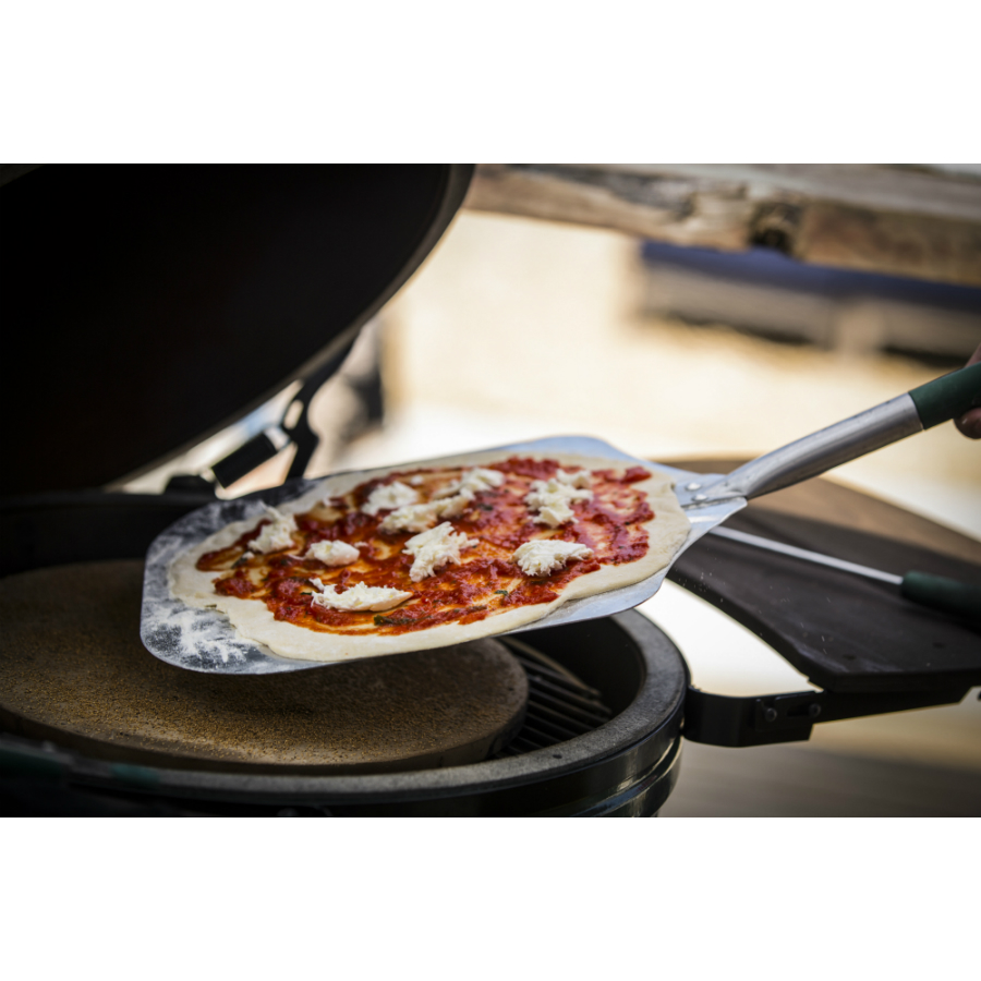 Лопатка для пиццы Big Green Egg алюминиевая, зеленая ручка 118967 - Вид №3