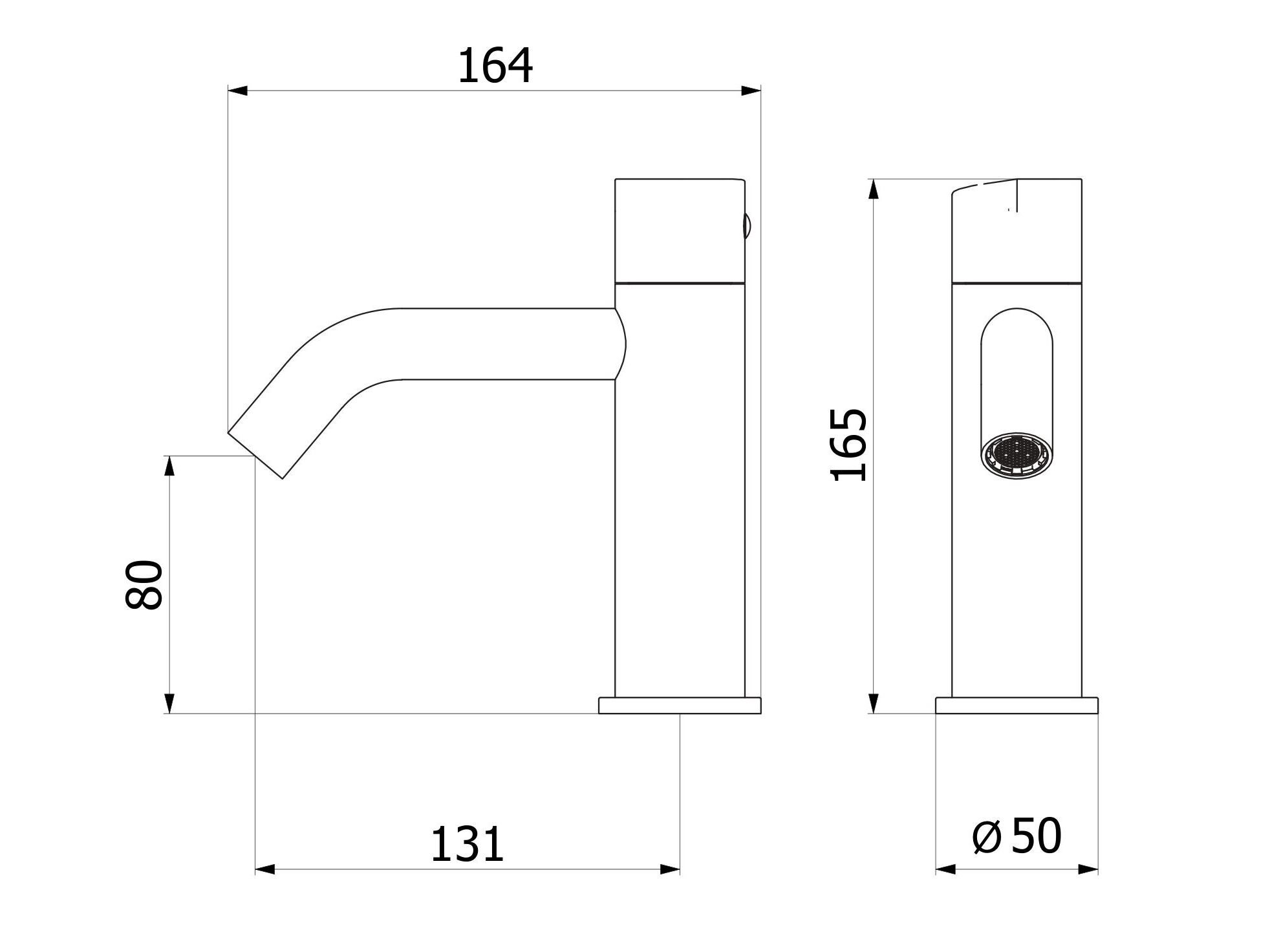 Смеситель для раковины из нержавеющей стали с одним отверстием IB торт ARCH-00119887 - Вид №2