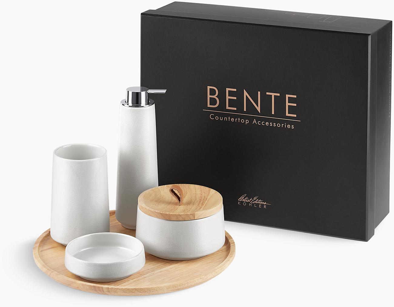 KOHLER Набор принадлежностей Bente  из пяти предметов, елочка K-29590-HD1-0  - Вид №2