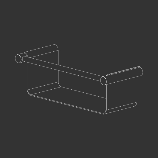 Многоцелевой полки L. 300 мм  STE25 CEADESIGN  - Вид №1