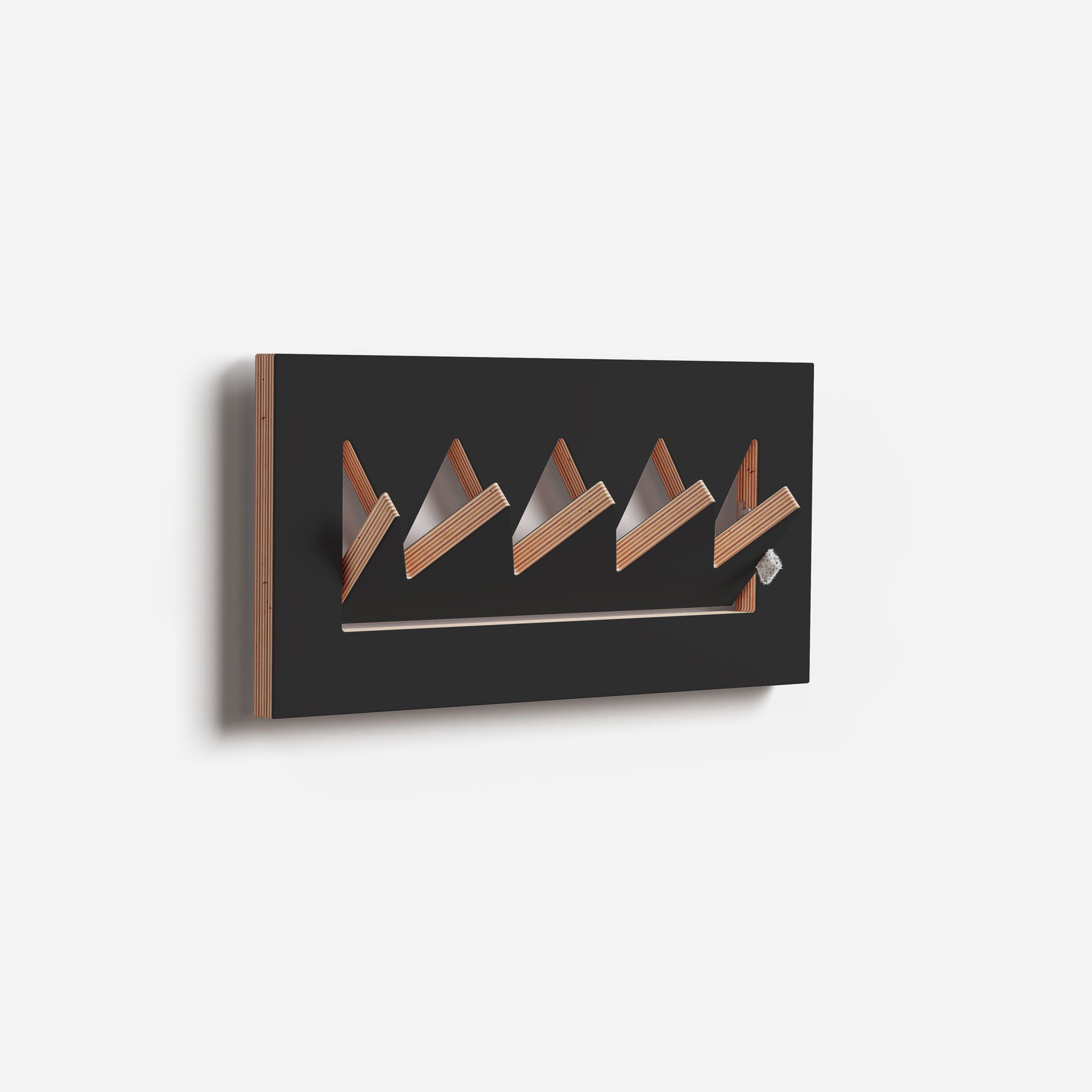 Вешалка для одежды из фанеры AMBIVALENZ Fläpps Crownhäng 40x20-1 ARCH-00126733 - Вид №2