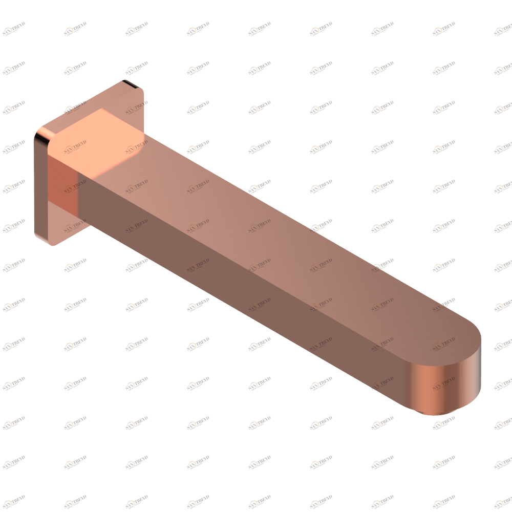 A6G-22SG Излив для ванны встраиваемый в стену - СУПЕР ГОЛИАФ Thg-paris Profil инкрустация Lalique Blush PVD A6G 22SG CAT.F