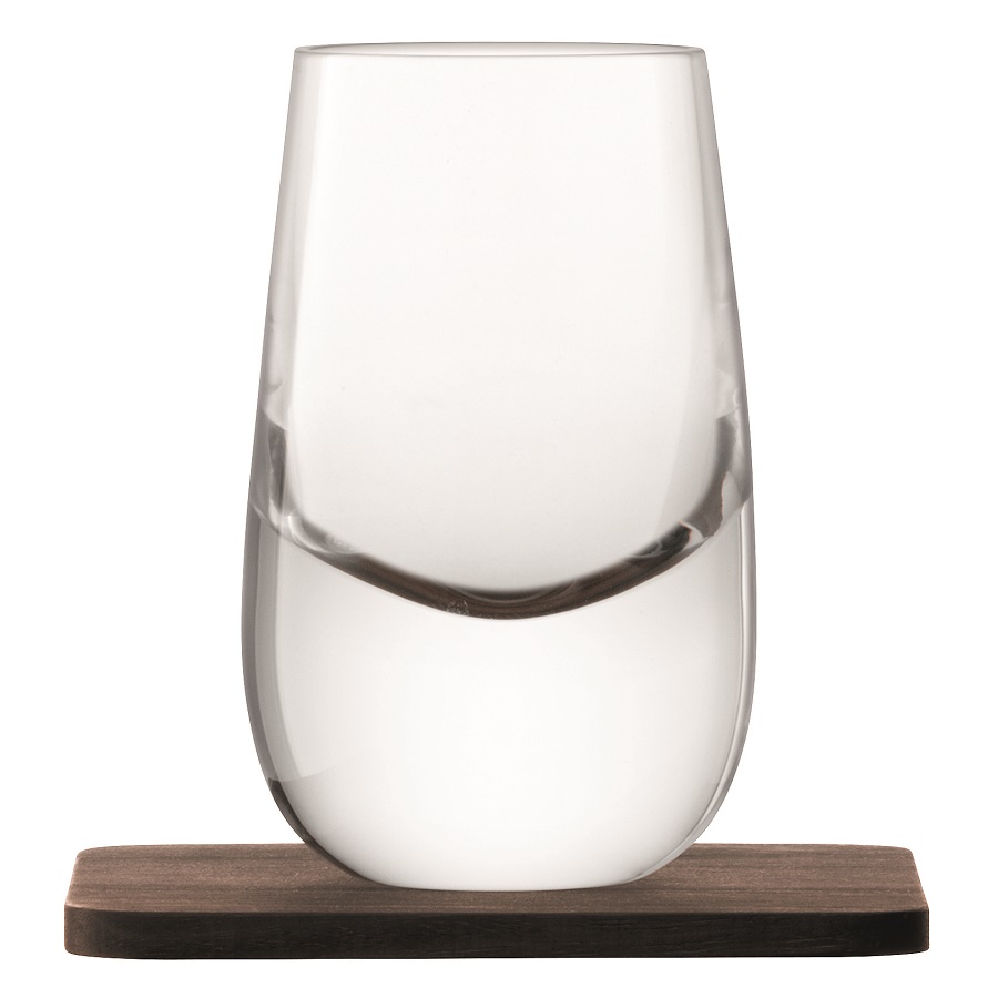 Набор из 2 шотов на подставках 80 мл Whisky LSA INTERNATIONAL WHISKY 00-3863208 Прозрачный  - Вид №2