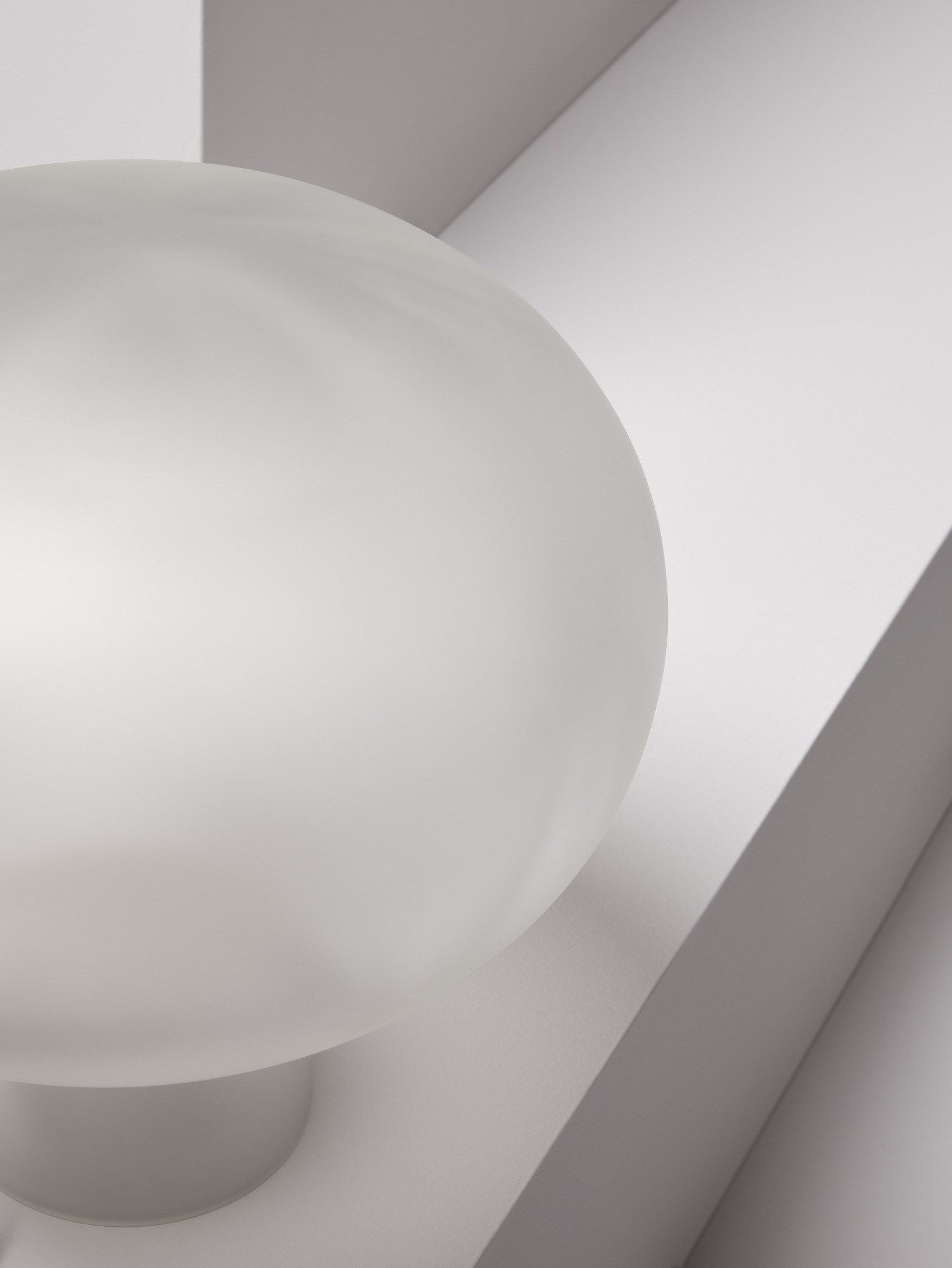 Алюминиевая и стеклянная светодиодная настольная лампа Ross Gardam Méne ARCH-00008728 - Вид №4