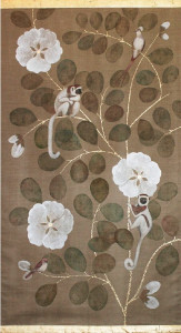 D3 Настенное панно 70х110 см, холст, роспись HECTOR