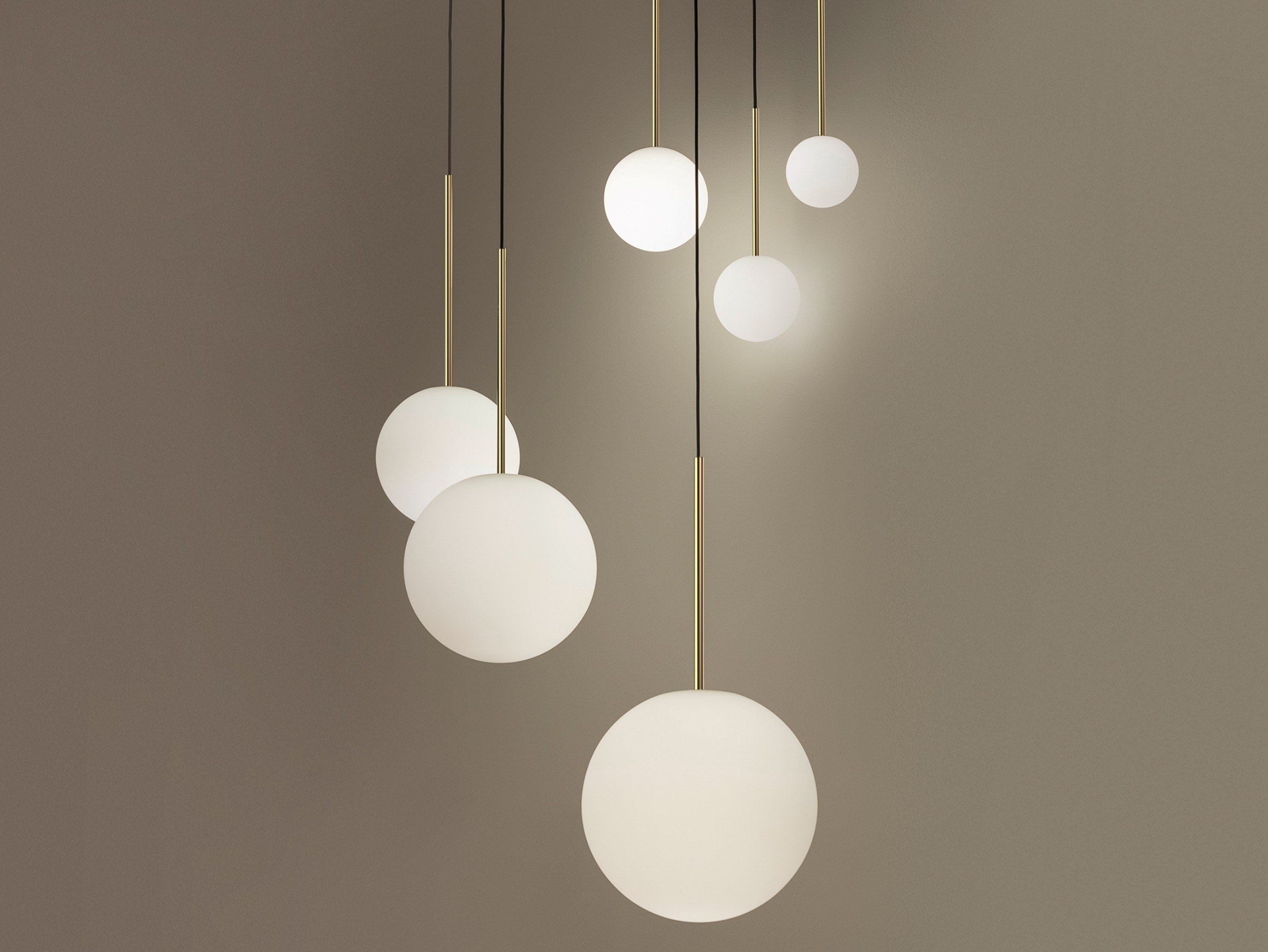Опаловое стекло с регулируемой яркостью светодиодный подвесной светильник Pablo Designs ARCH-00002404