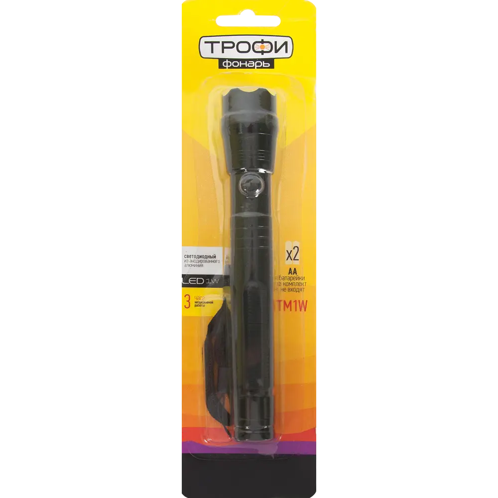 Фонарь LED Трофи TM1W, 2xAA STLM-2117351 - Вид №3