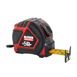 Рулетка измерительная ELITECH HD 5м с автоблокировкой и классом точности 2 89407192
