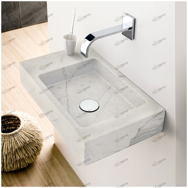 L4511DX Подвесная раковина настенная овальная Neutra Design  белая 