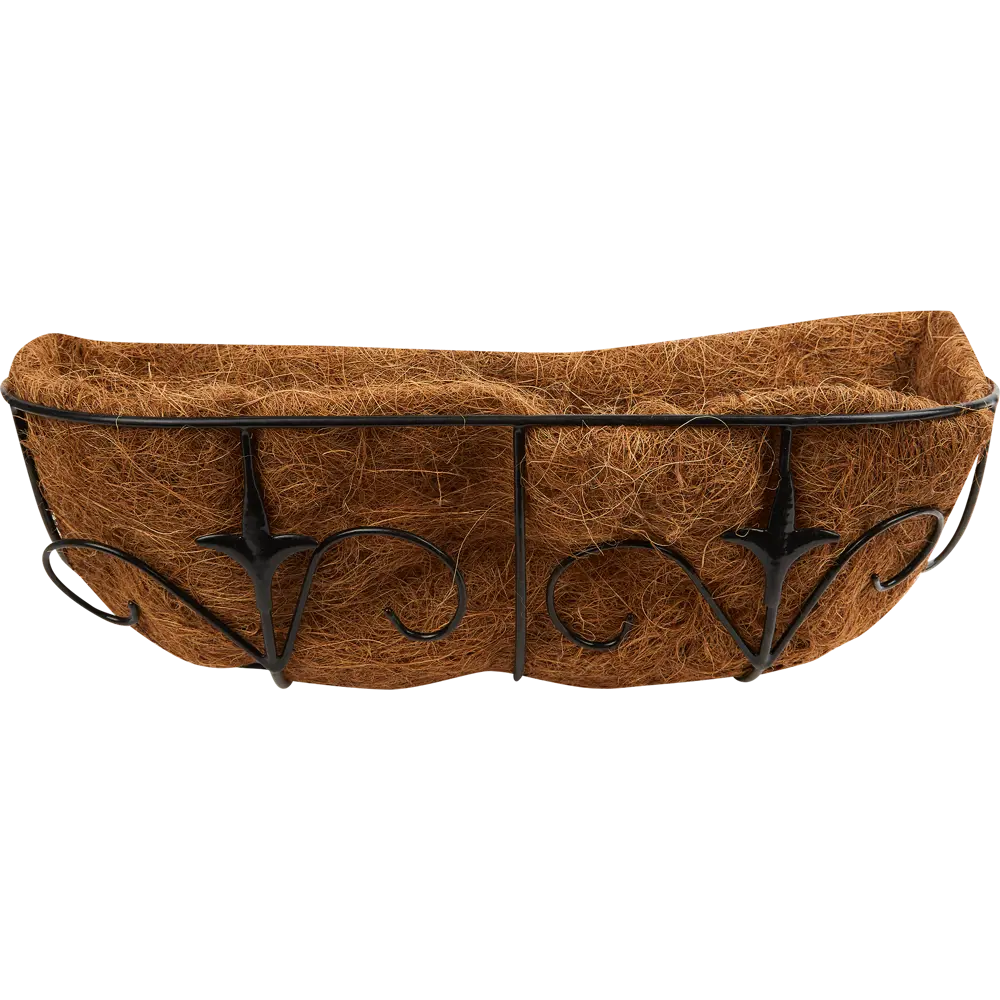 GARDEN SHOW Подвесное кашпо из кокосового волокна в металлической оправе 83665713 STLM-0043189