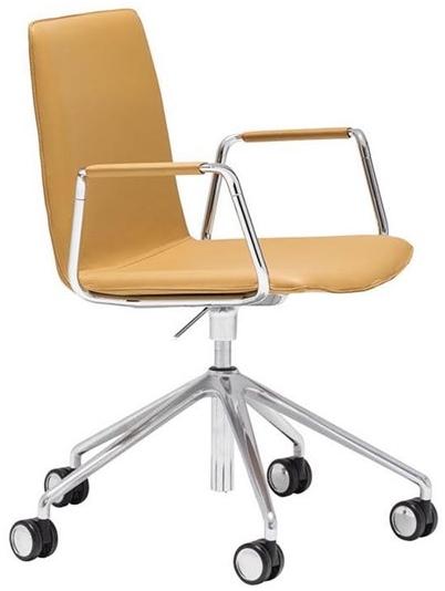 Andreu World 5-спицевый стул с подлокотниками на колесиках Flex corporate So1660 - Вид №2