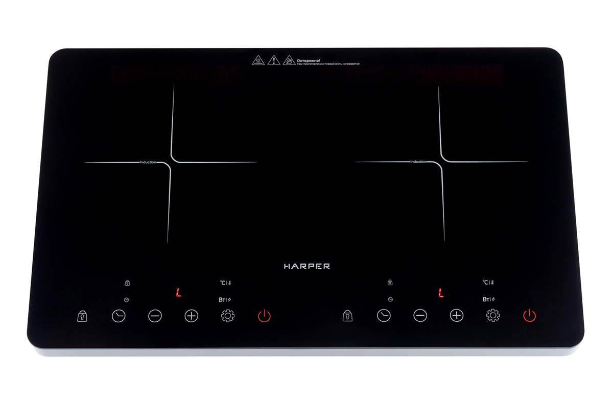 5351530 Плита компактная электрическая HARPER HIC-201 черный STDN-0110247