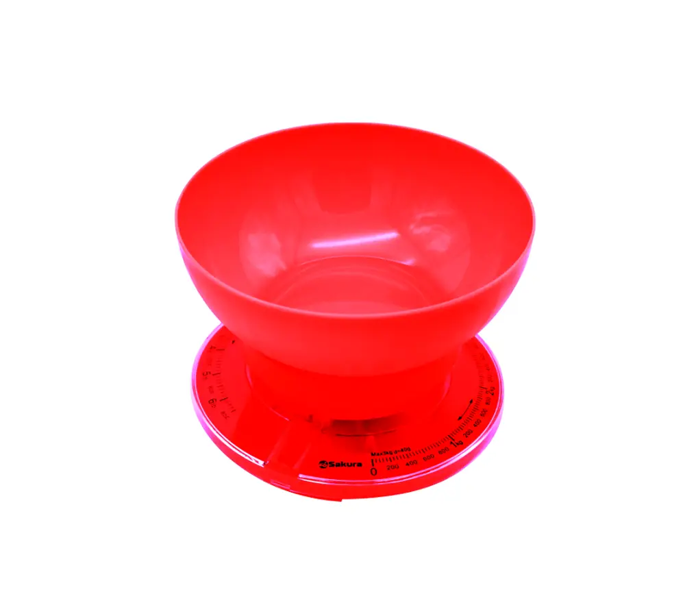 90450037 Кухонные весы механические Sakura SA-6008R максимальная нагрузка 3 кг SA-6008R STLM-0869823