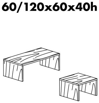 Bralco Прямоугольный журнальный столик Jet sun-id-1379902 - Вид №2