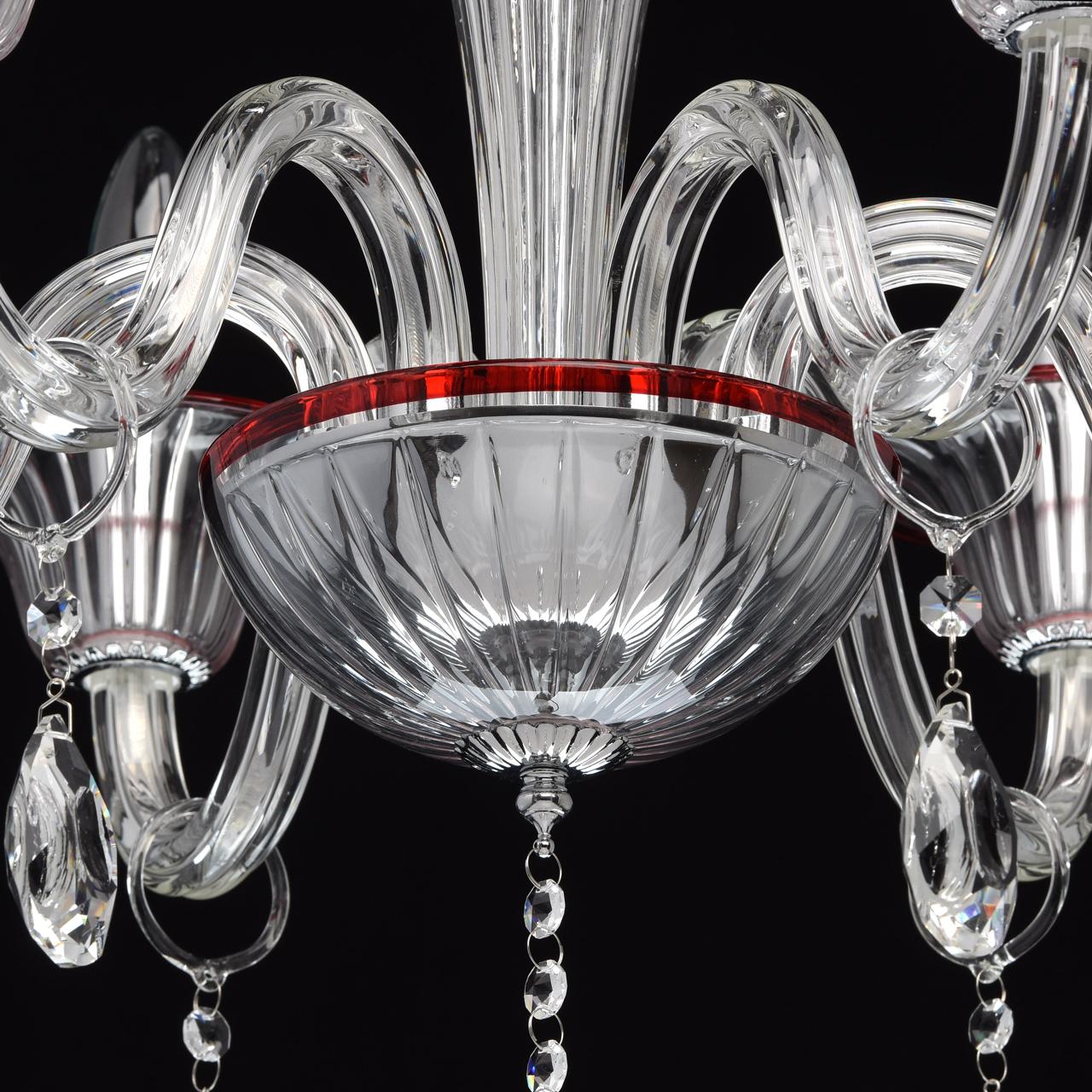 Подвесная люстра MW-Light Элла 483011906 MW-LIGHT ДИЗАЙНЕРСКИЕ, ЭЛЛА 186030 Прозрачный  - Вид №2