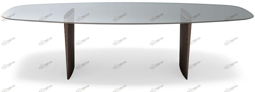 MisuraEmme Прямоугольный стеклянный стол Atelier sun-id-1486601