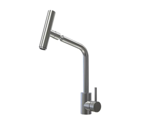 90765467 Смеситель для кухни однорычажный Kitchen Kit1208 высота 22 см цвет хром STLM-0373957 KONNER