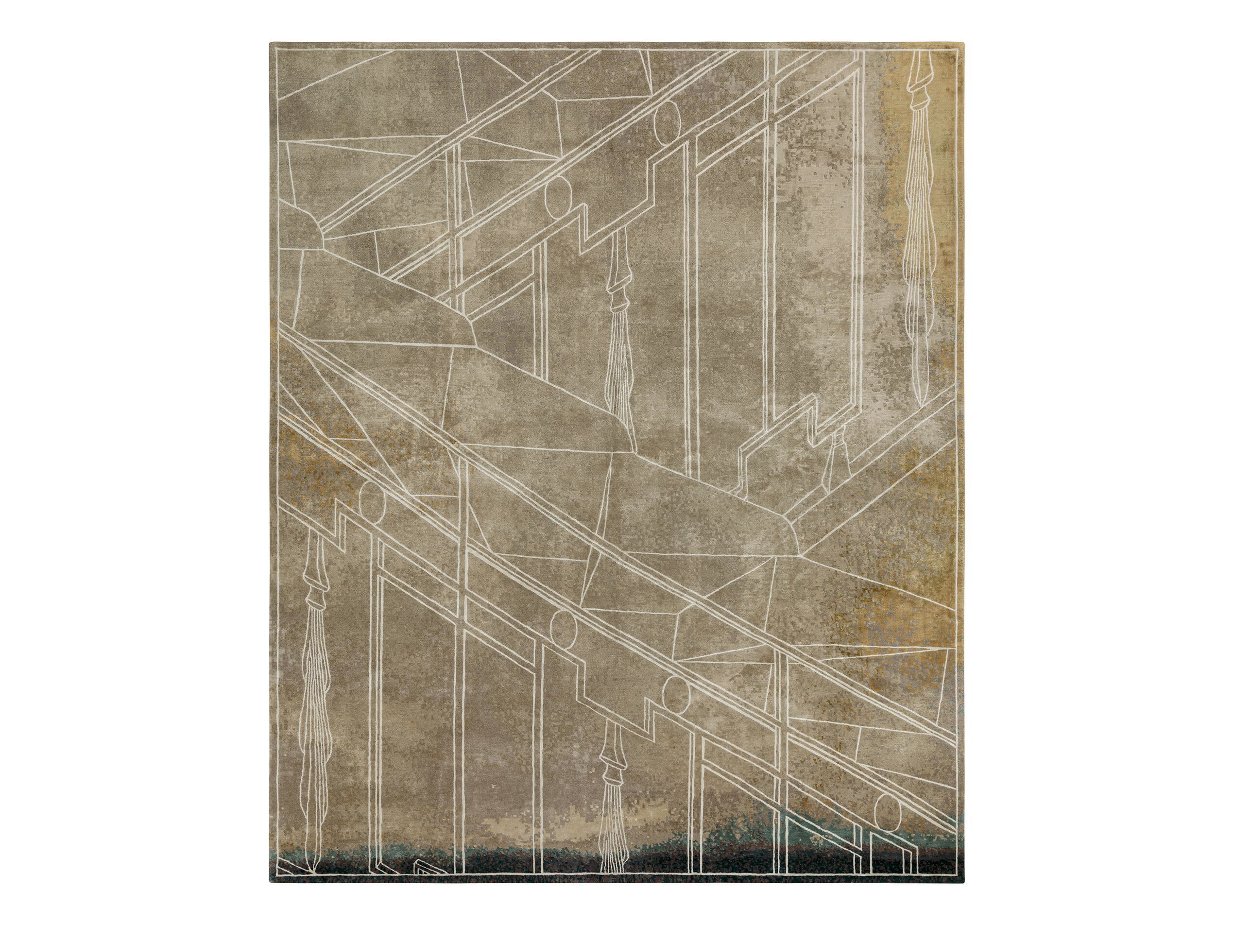 Прямоугольный ковер ручной работы Tapis Rouge La Scala ARCH-00063387