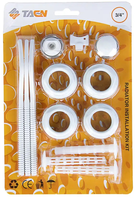 91022411 Комплект для подключения радиатора Taen 1"x3/4" с 3 кронштейнами STLM-0938211