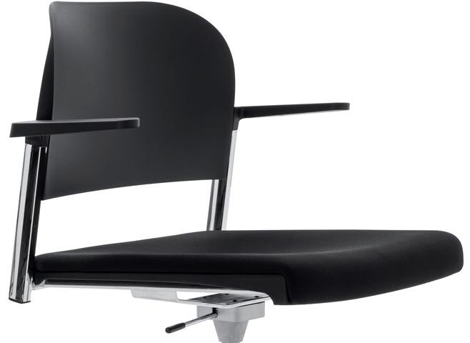 Diemmebi Офисный стул из переработанного полипропилена и металла Makeup sun-id-1463316 - Вид №2