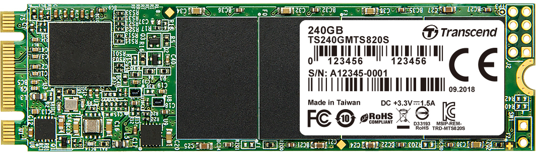 TS240GMTS820S 240gb, m.2 2280 ssd, sata3, tlc Transcend Santreyd 