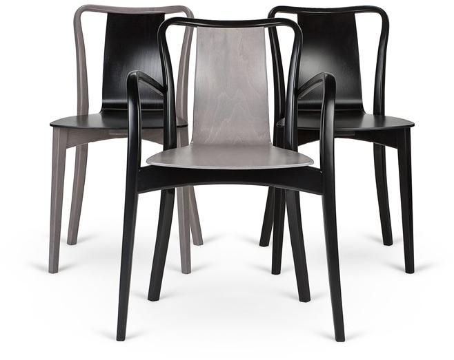 Paged Штабелируемый стул из бука с подлокотниками sun-id-1415253 - Вид №1