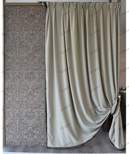 ART CASA Однотонный бархатный карниз  Tm-velluto 