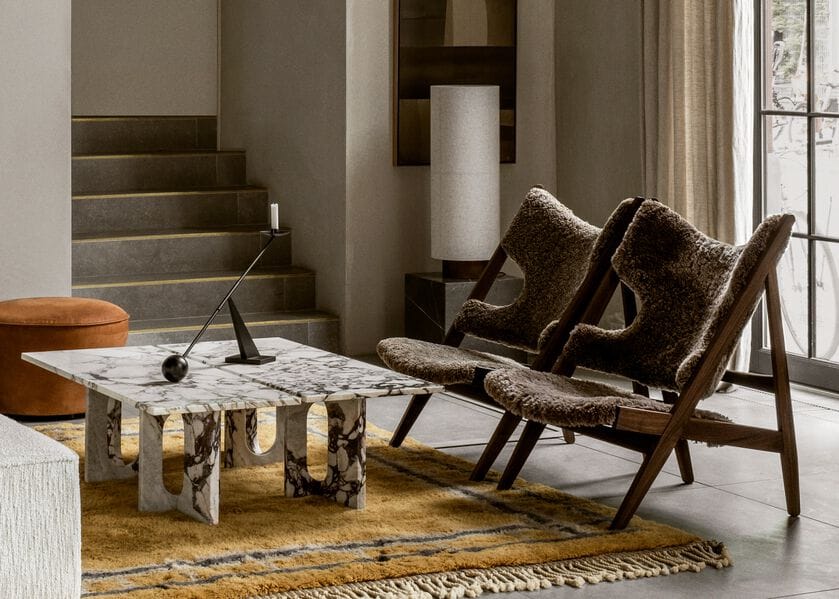 Кресло из овчины Audo Copenhagen вязание ARCH-00051856 - Вид №3