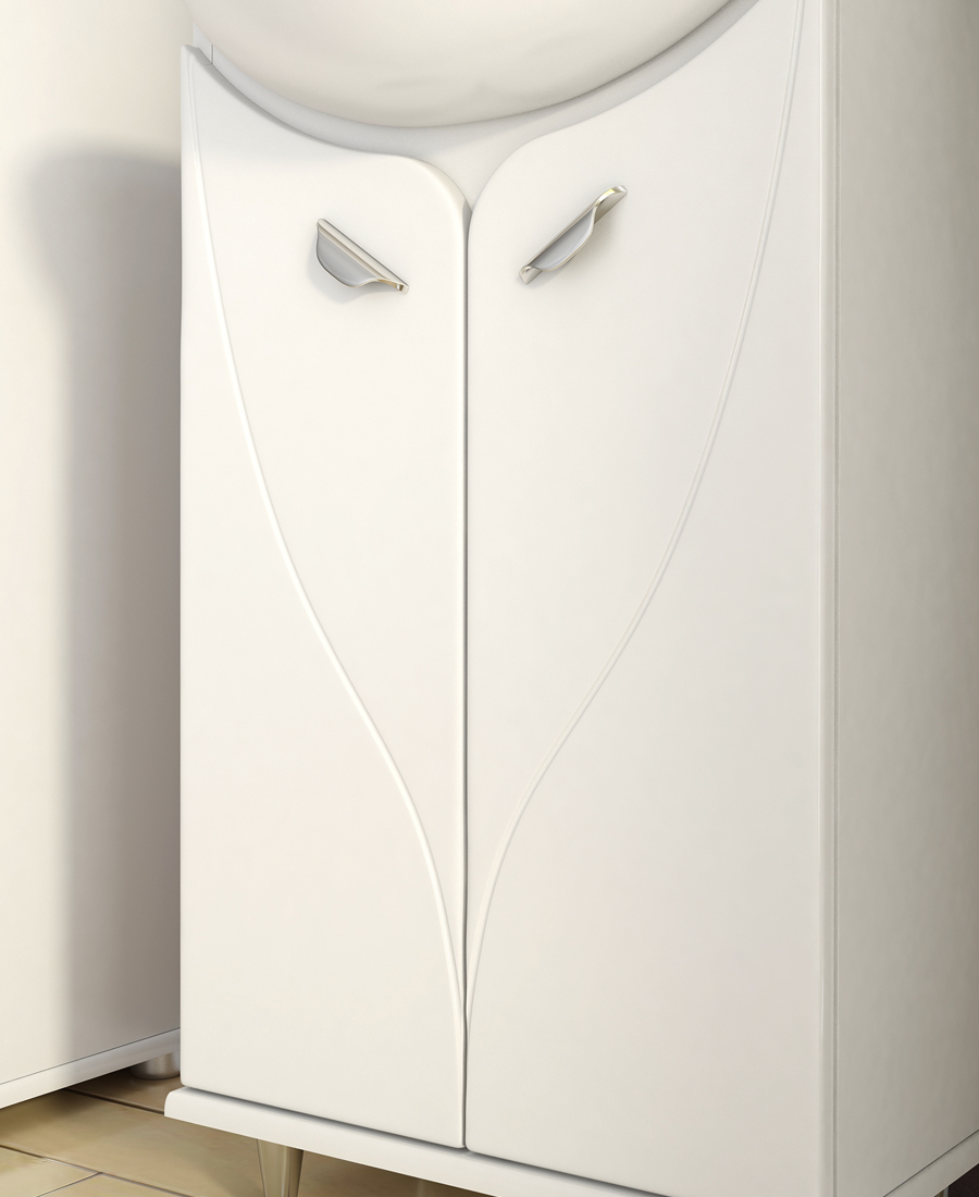 Тумба Faina 500 (Ладога)510⨉430⨉820 мм белый Santreyd sun-id-665355 - Вид №3