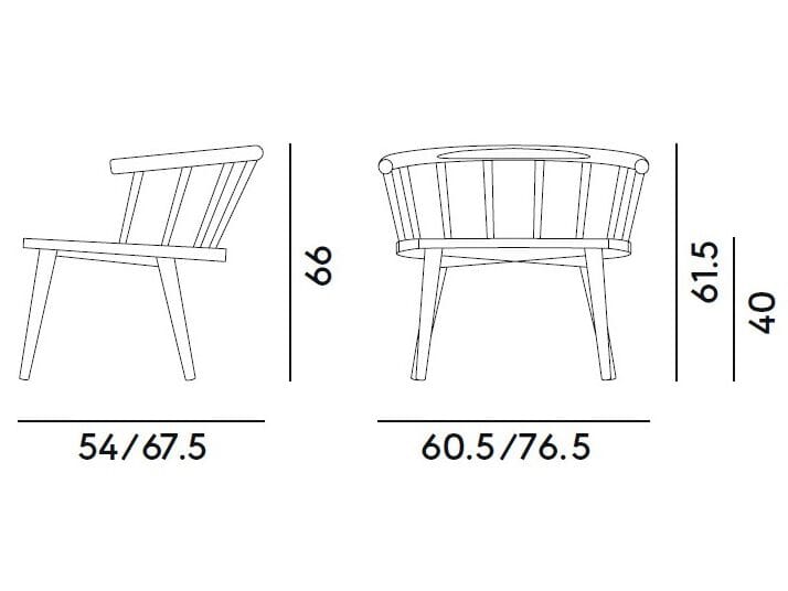 Кресло из бука с подлокотниками Billiani W ARCH-00048508 - Вид №12