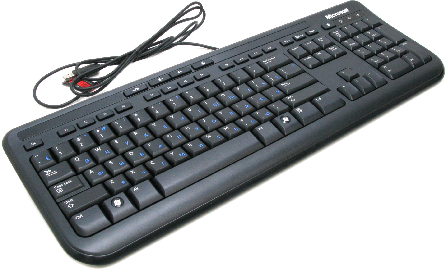 ANB-00018 wired keyboard 600, black Microsoft Santreyd  - Вид №1
