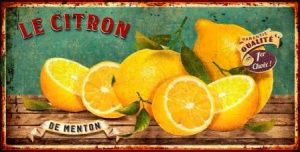 Tiffin лимоны 777.14 деколь 10х20