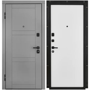 Дверь входная металлическая Лацио 86x201 см левая белая 85848836 STLM-2025429