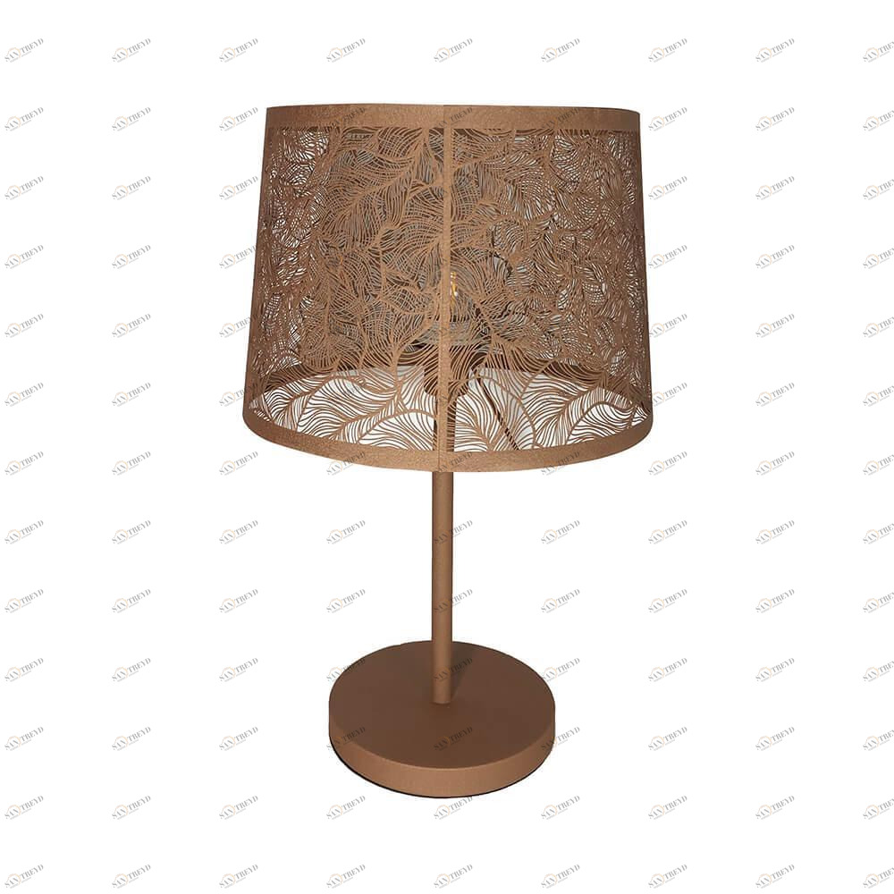 Лампа настольная песочного цвета Seven Fires "Карвед" 39101.04.28.01C SEVEN FIRES КАРВЕД 00-3907796 Коричневый 